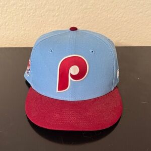 New Era Kids Sky Blue and Maroon Cap